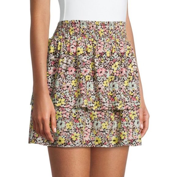 No Boundaries Juniors' Smocked Mini Skirt XL 15-16 - Picture 2 of 5